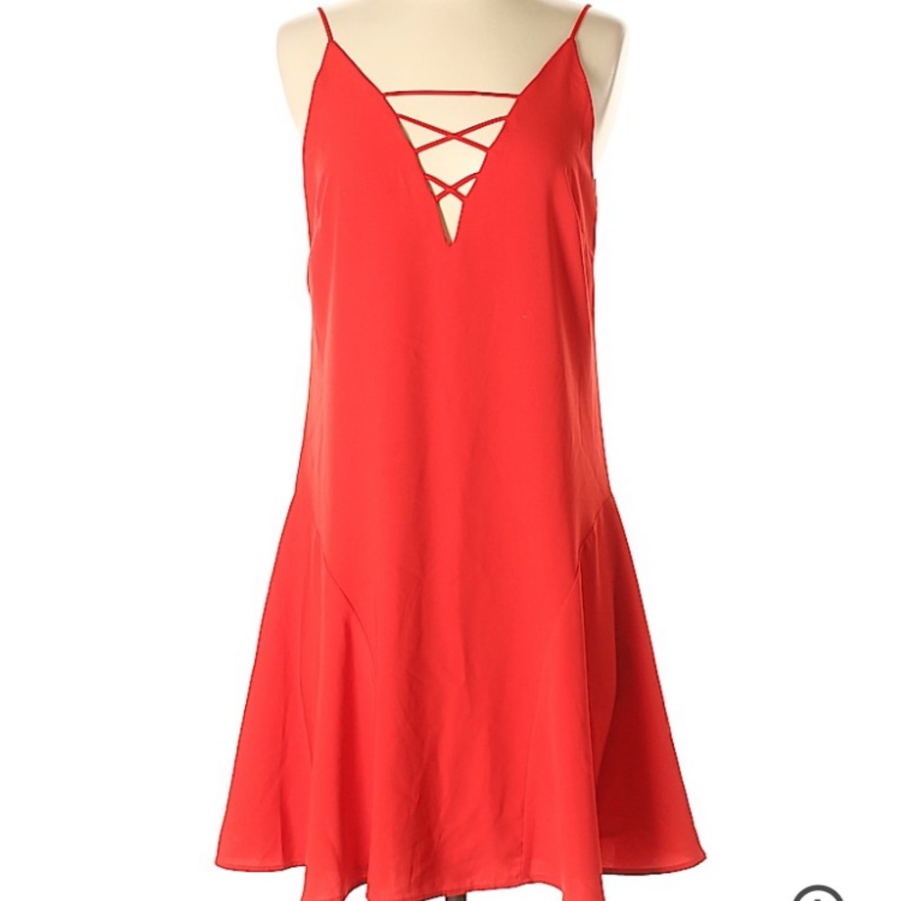 The Coverii casual red dress